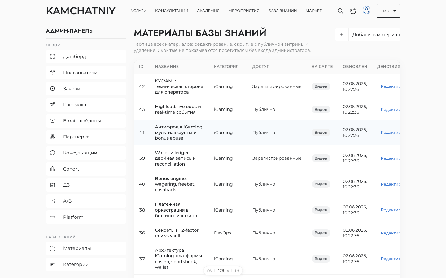 Knowledge base
